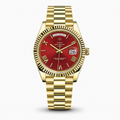 Burgundy Timepiece