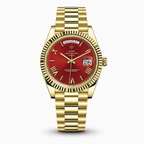 Burgundy Timepiece