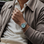 Pearlescent Timepiece