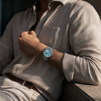 Pearlescent Timepiece