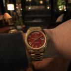Burgundy Timepiece