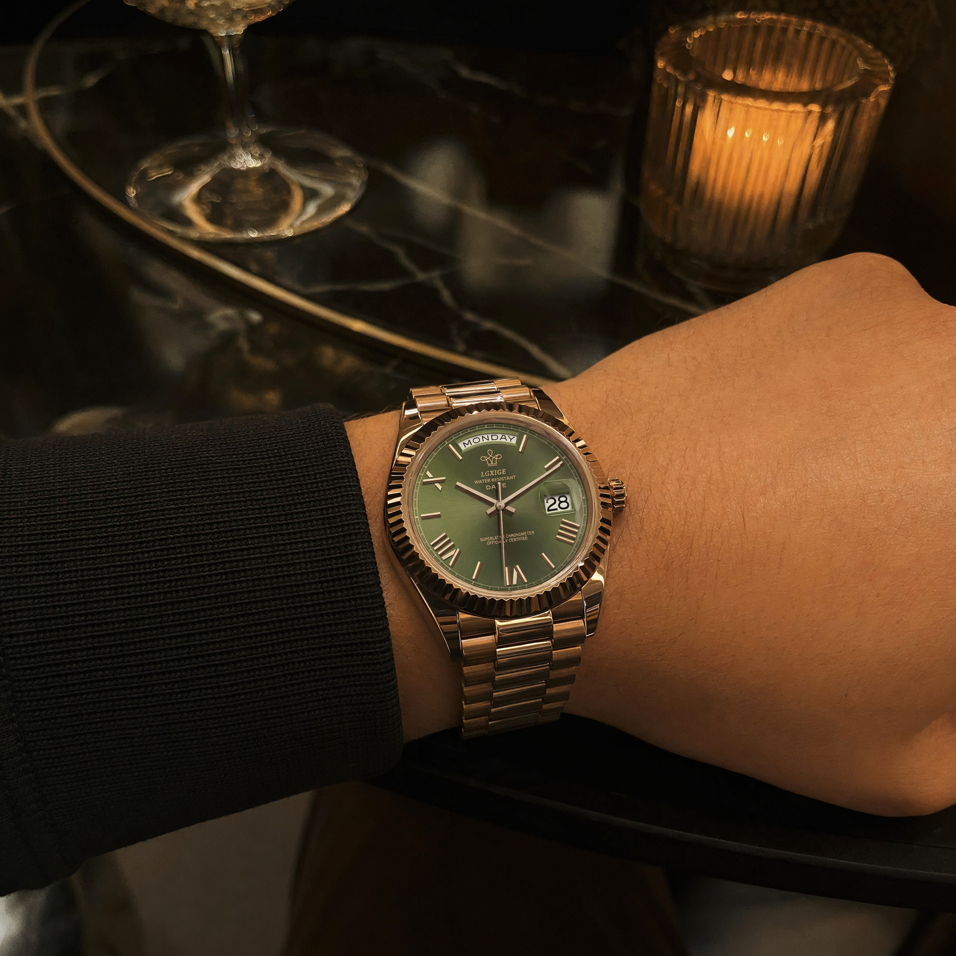 Burnished Timepiece