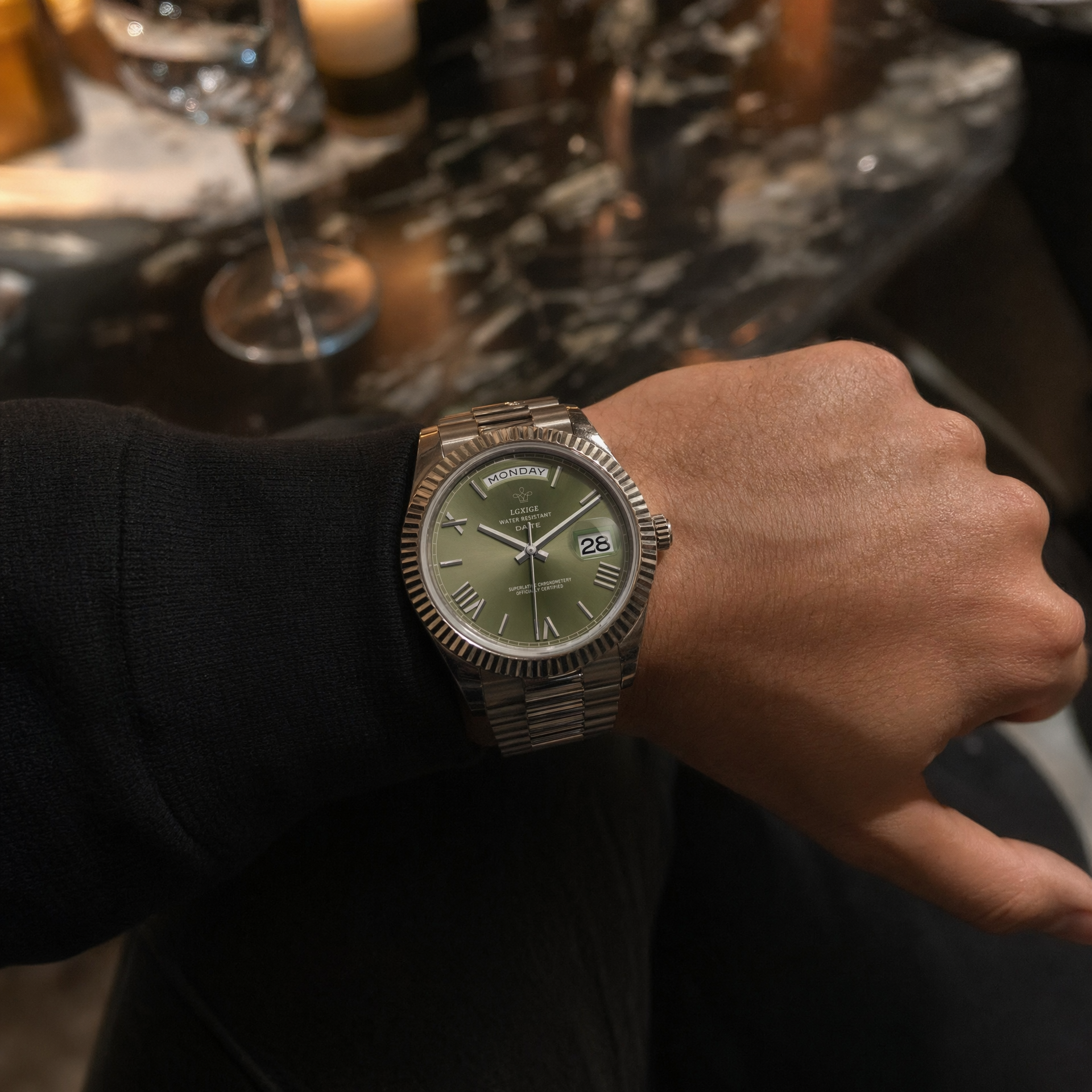 Sea Green Timepiece