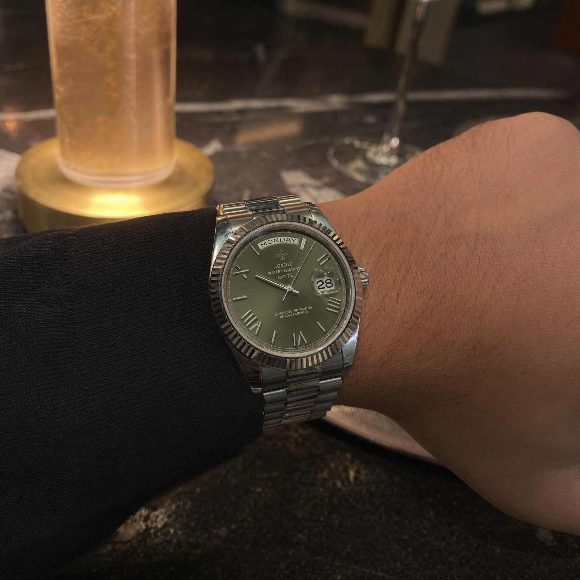 Sea Green Timepiece