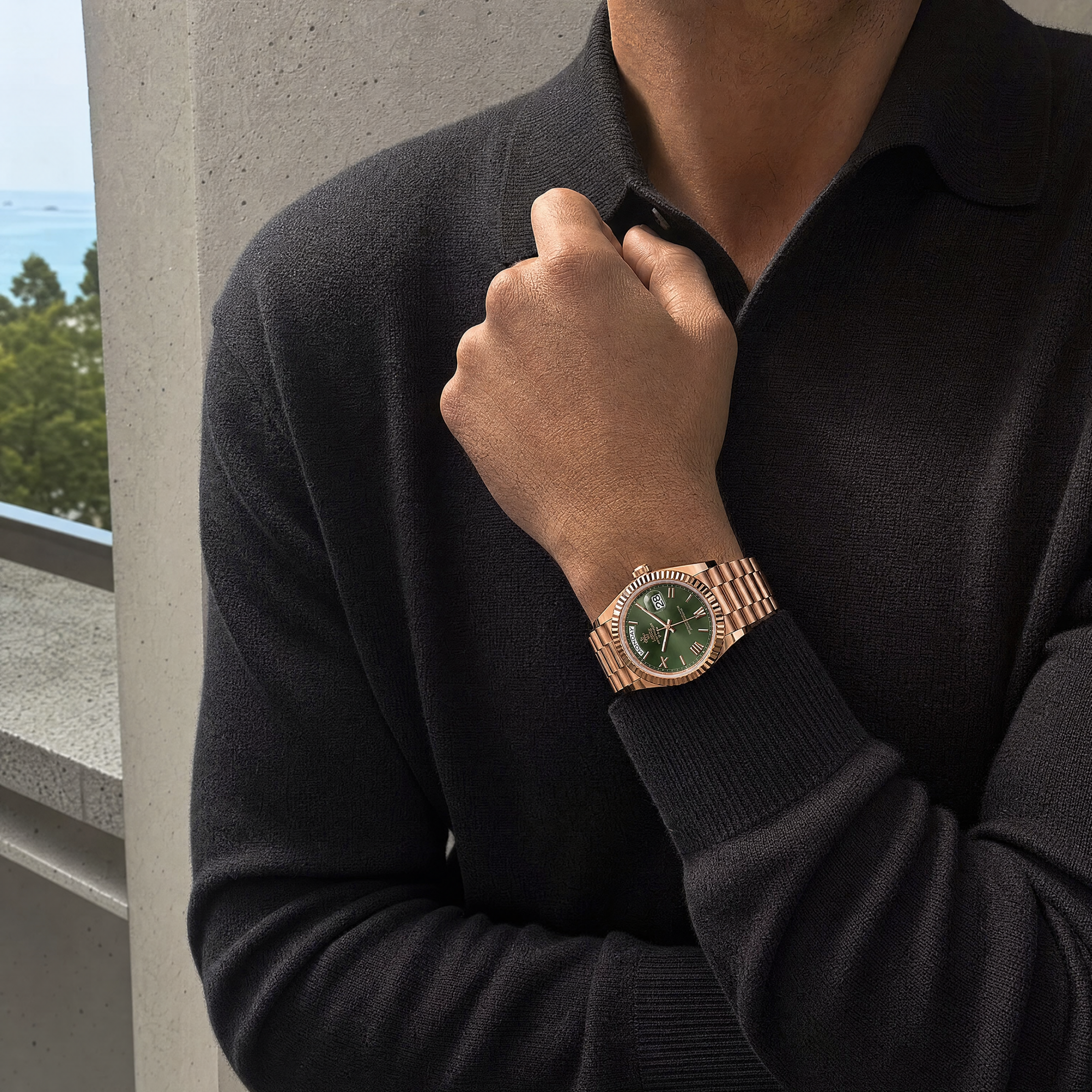 Burnished Timepiece
