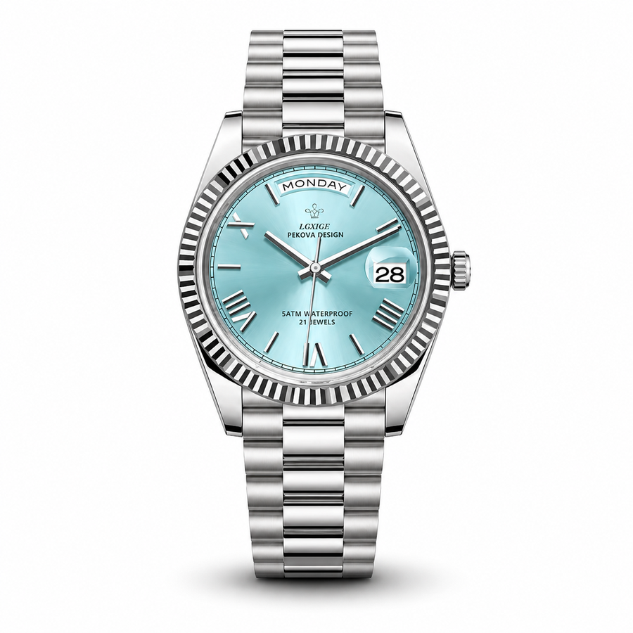 Pearlescent Timepiece